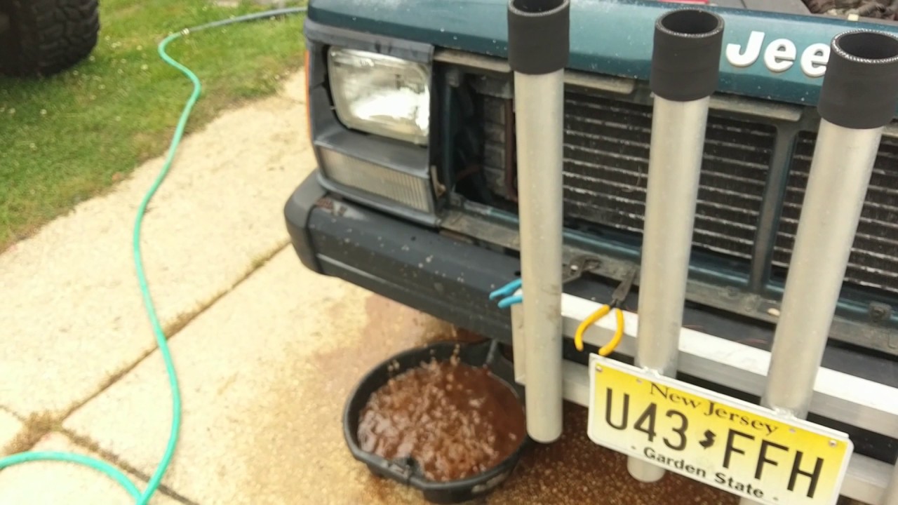 95 Cherokee Cooling System Flush and Starter Replacement