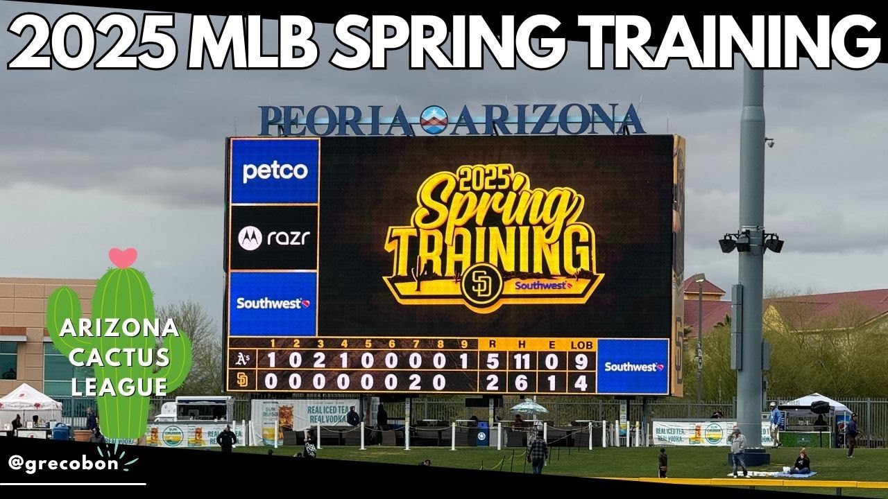 A Weekend at Cactus League Spring Training 2025