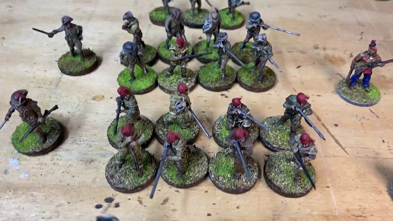 All my French & Indian War miniatures.