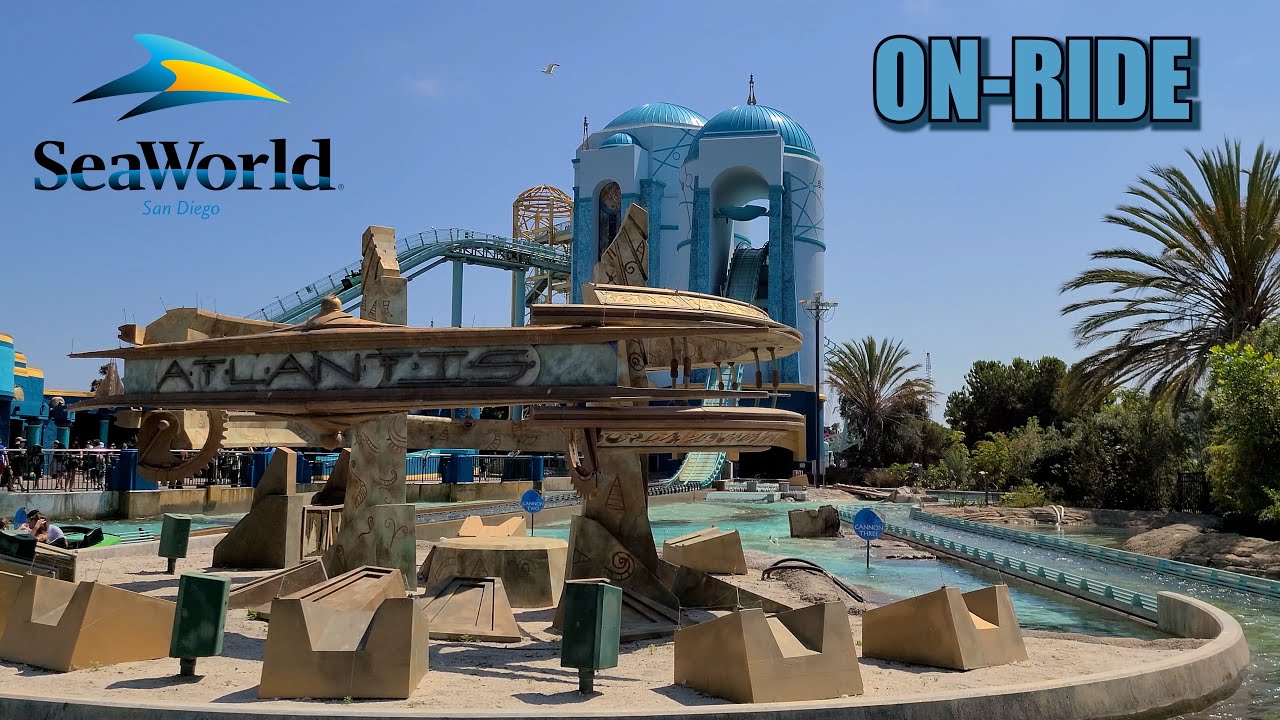 Journey To Atlantis On-Ride | SeaWorld San Diego | August 2021