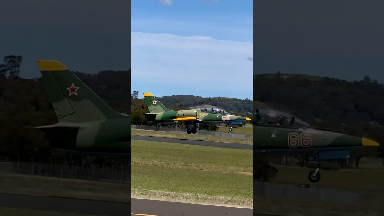 Takeoff AERO L-39C. #aviation #travel #photography #airport #aircraft #airforce #planespotting