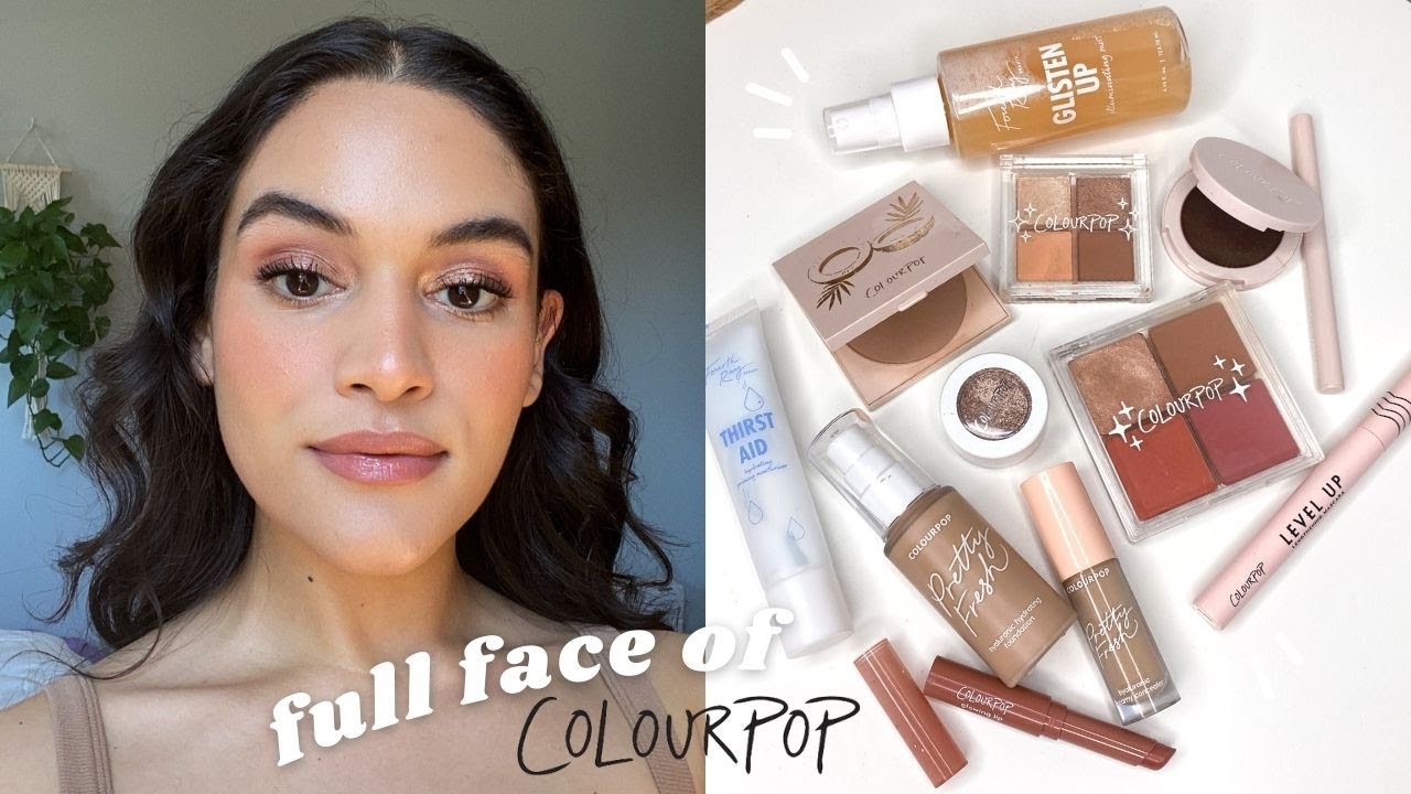 full face of colourpop // trying the pretty fresh line again & discovering new favs