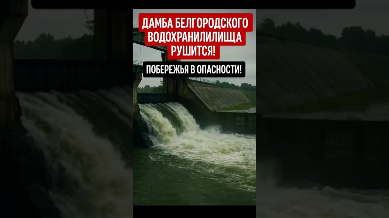 💥 БЕЛГОРОД ПОД ВОДОЙ! Дамба не выдержала удара &mdash; паника среди военных