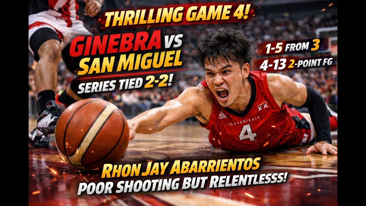 WATCH HOW ABARRIENTOS PERFORMED IN THIS DO-OR-DIE GAME 2 | PBA SMB VS GINEBRA