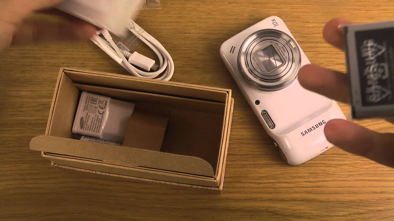 Samsung Galaxy S4 Zoom — распаковка