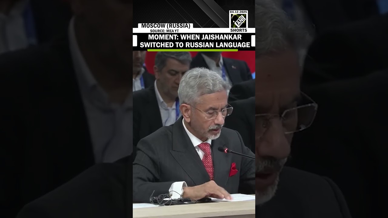 Moment: EAM Jaishankar&rsquo;s switch to Russian language at SCO goes viral ahead of Putin&rsquo;s India visit