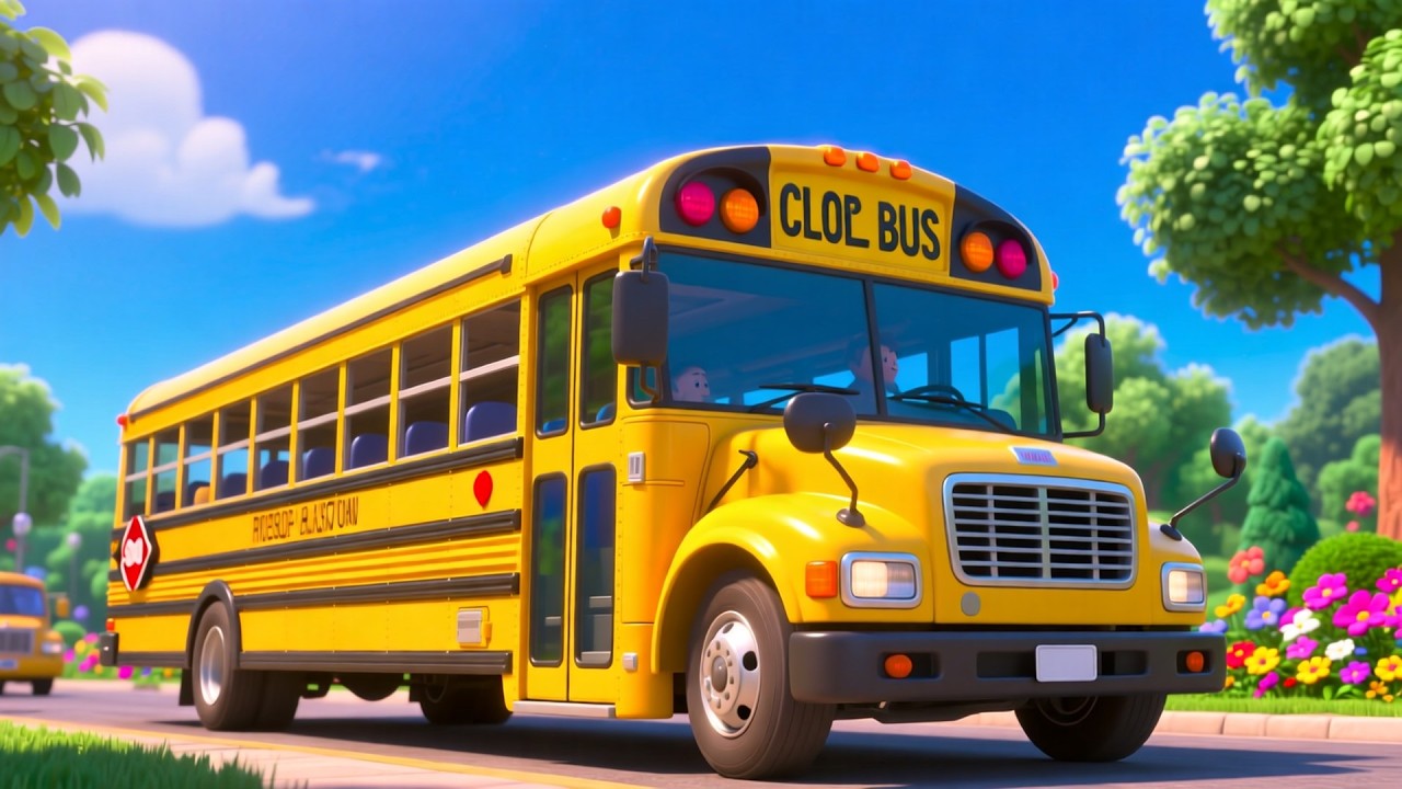 Baby&rsquo;s School Bus Adventure 🚌 | Kids Learning Video | Fun School Journey for Toddlers & Preschool