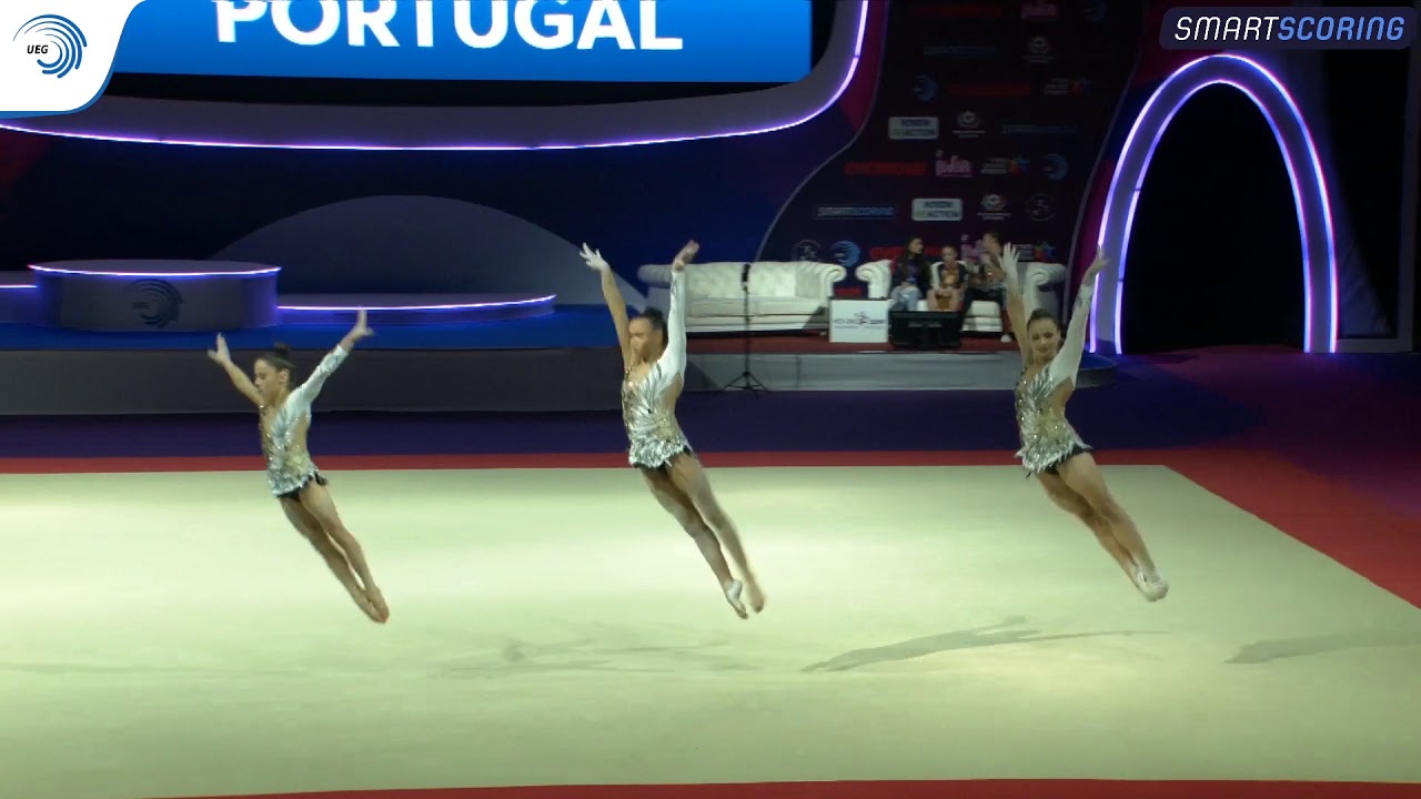 Women's group Portugal - 2019 Acro European silver medallists, balance