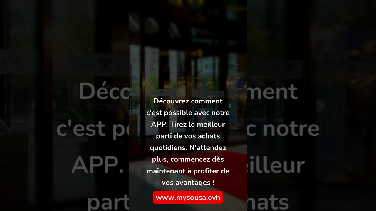 Maximisez vos achats quotidiens avec notre application Cashback et les avantages qui vous attendent