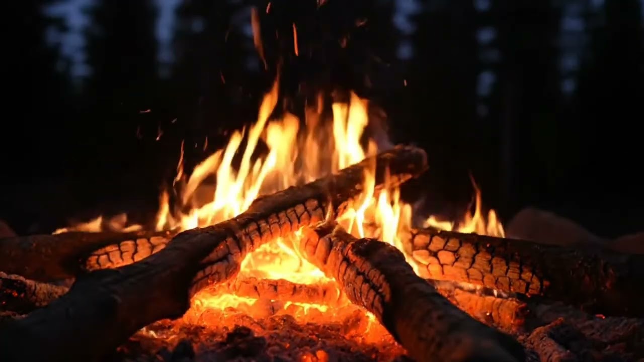 Relax by the Fire – Soothing Campfire Sounds