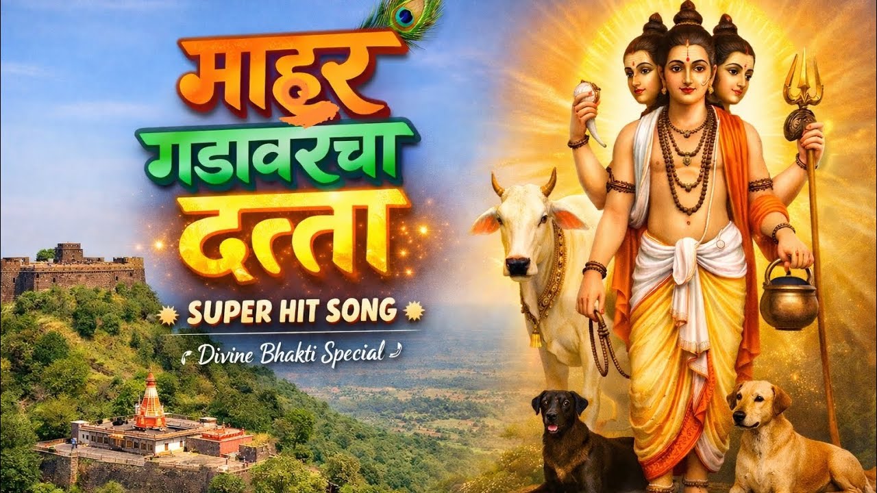 माहूर गडावरचा राजा!दत्तात्री महाराज 🦚