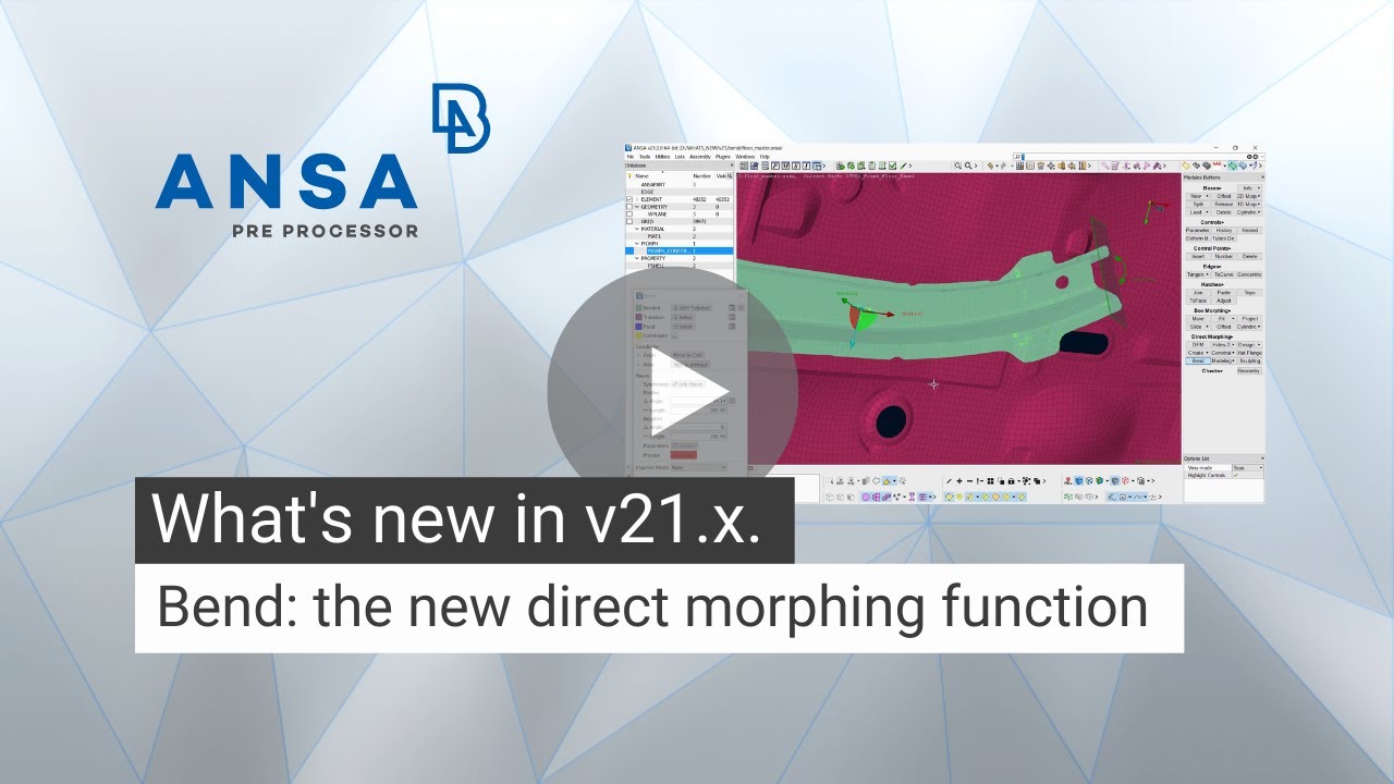 Bend: the new direct morphing function