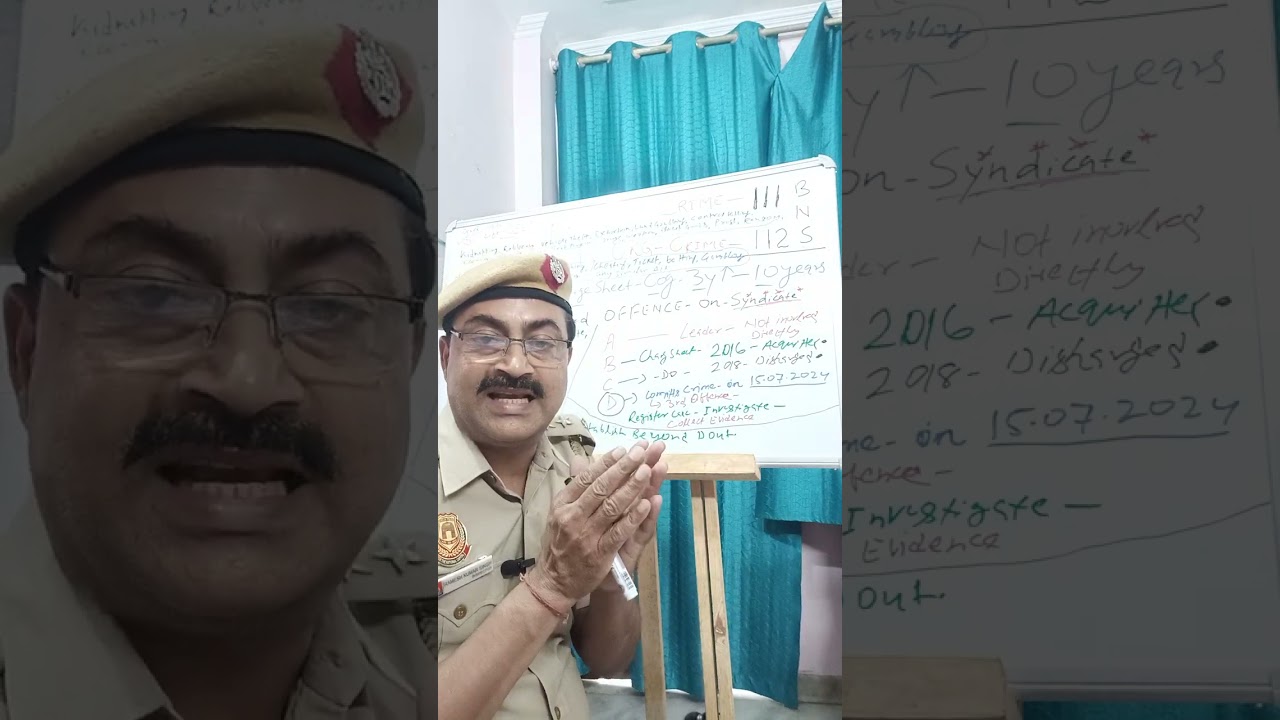 #Lecture_13_New_Laws #Organized_Crime #Petty_Organized_crime #111BNS #112BNS #ramesh_sahariyar