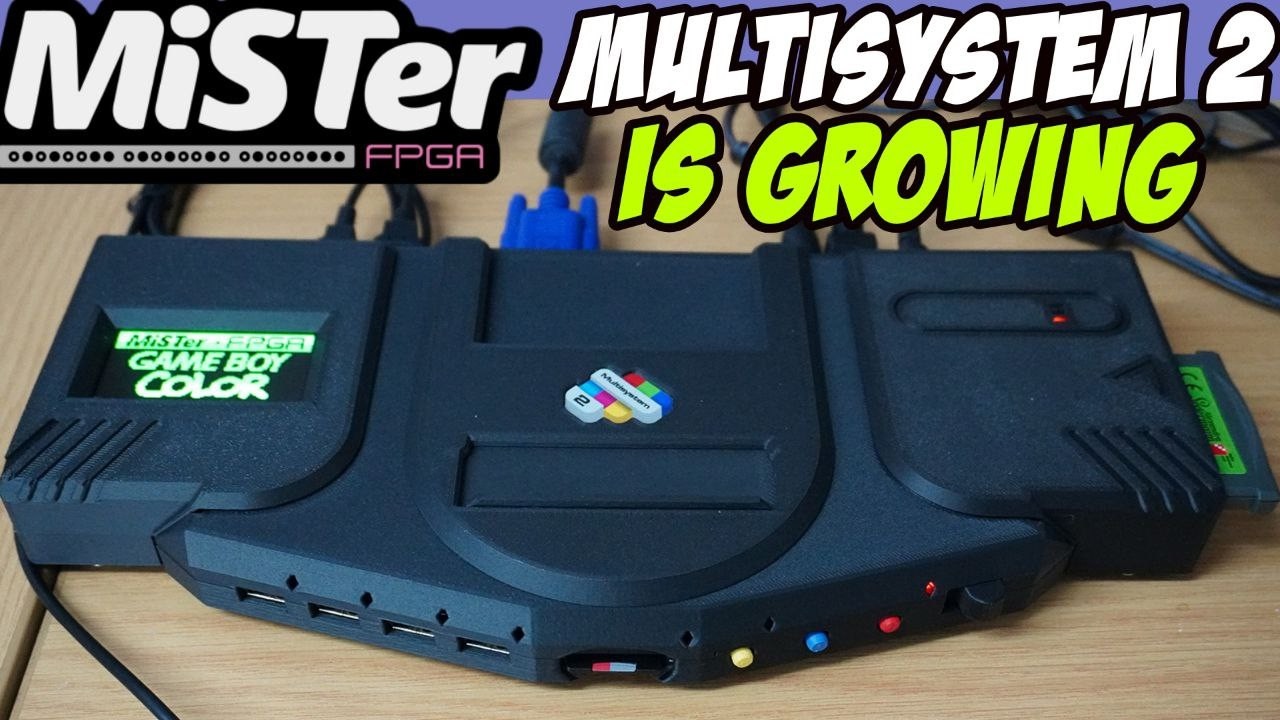 MiSTer MultiSystem 2 Adds Game Boy Cart Reader and LCD Display