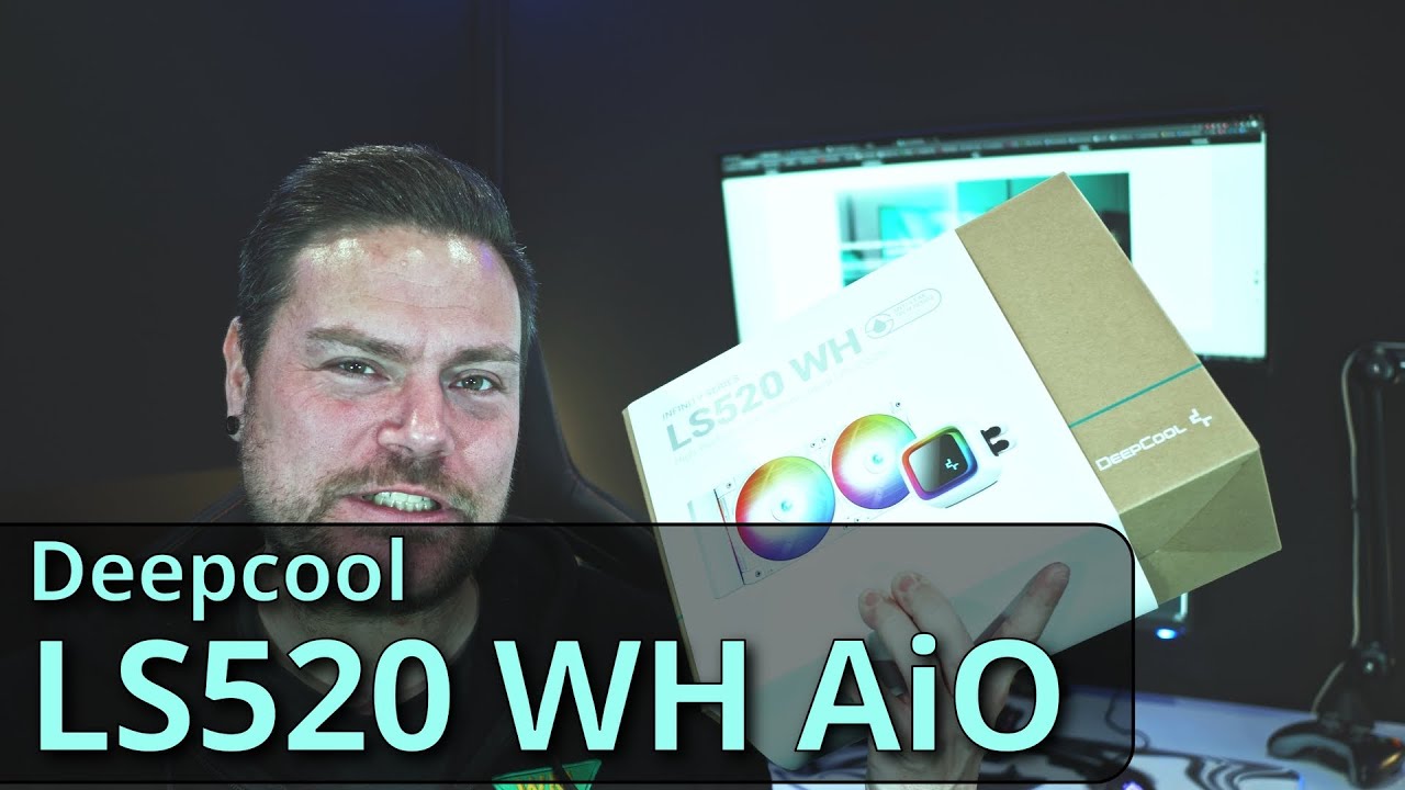 Eine der BESTEN AiO Wasserkühlung - Die LS520 WH HighEnd von Deepcool  ( German HD )