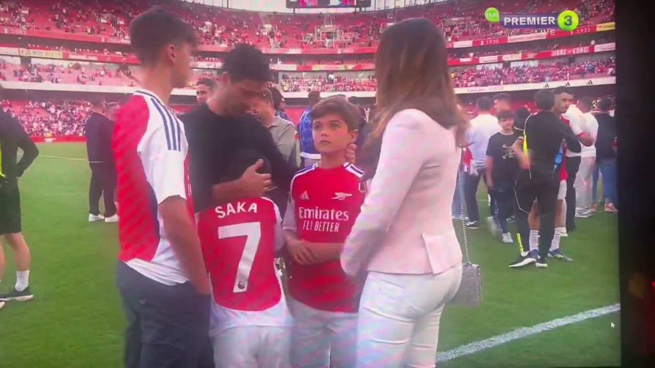 Mikel Arteta and Family 2024