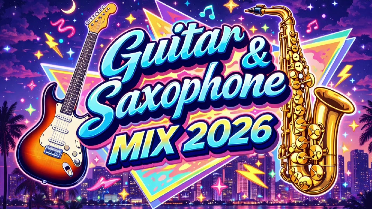 🎷🎸 Guitar & Saxophone Mix 2026 – 80s Night Vibes 🌆