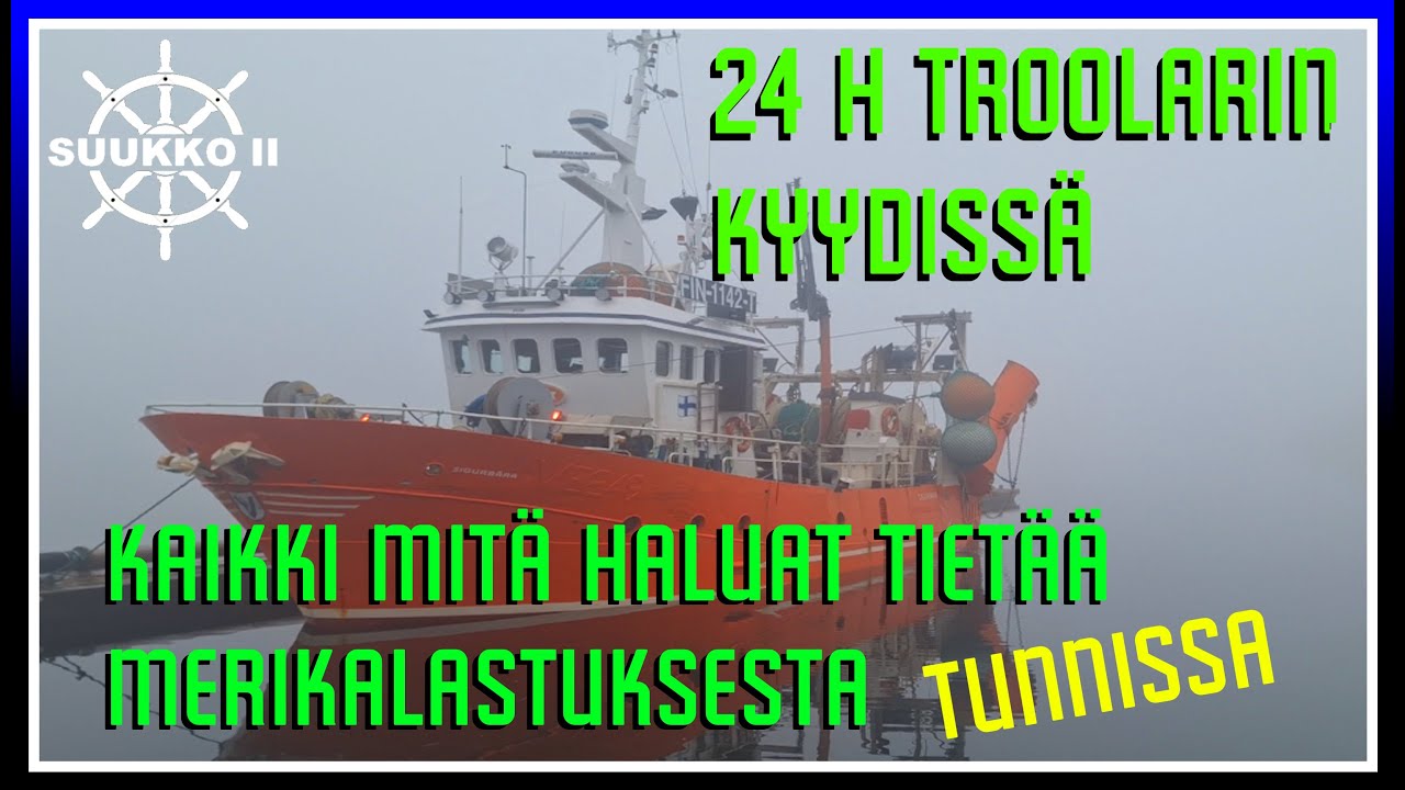 255. Kovan luokan troolaamista tammikuisella merellä. Ruokaa menee rehuksi, elääkö kalastaja?