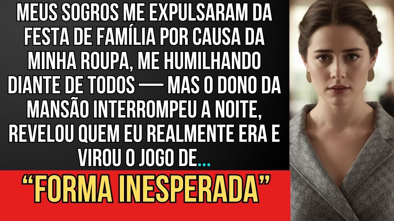 Meus sogros me expulsaram da festa de família por causa da minha roupa. Até o dono da mansão me ....