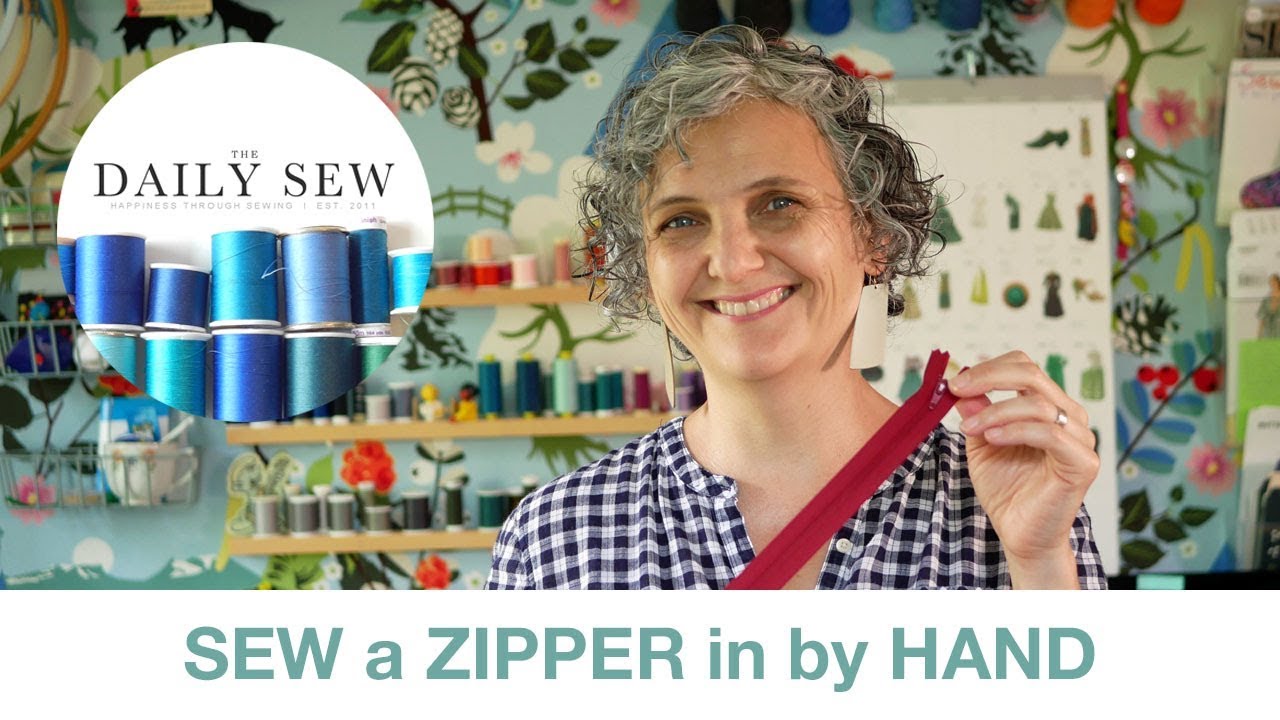 How to Sew a Centered Zipper in by Hand
