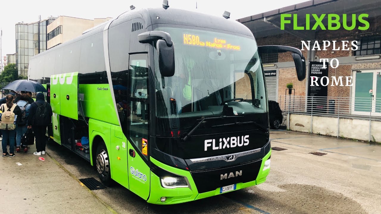 Naples to Rome By Bus | Flixbus |The Italian Highway 🇮🇹 | Napoli to Rome Autobus