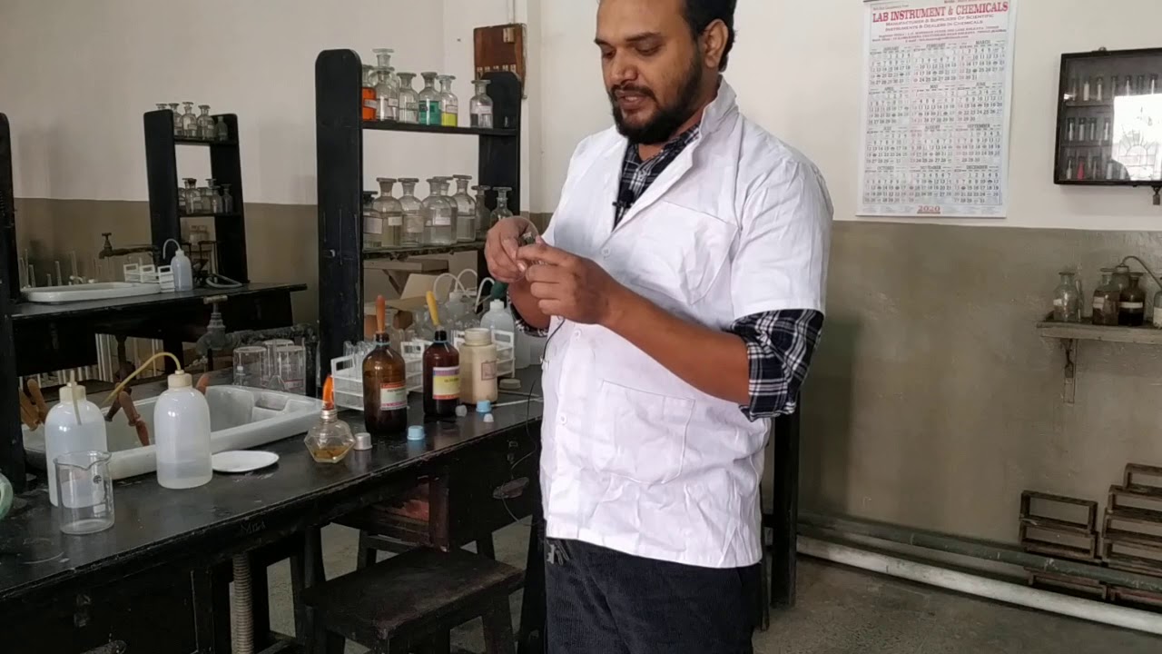 Dunstan's test for glycerol