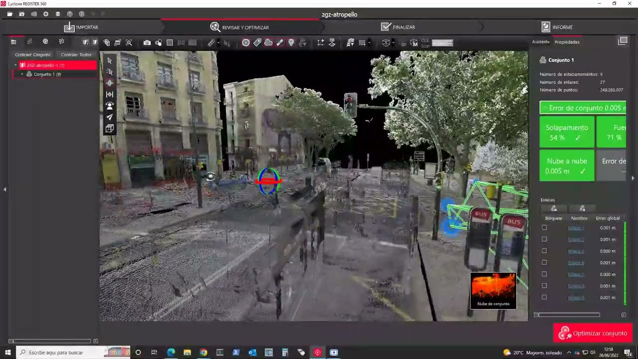 Limpieza de tráfico en Cyclone REGISTER 360