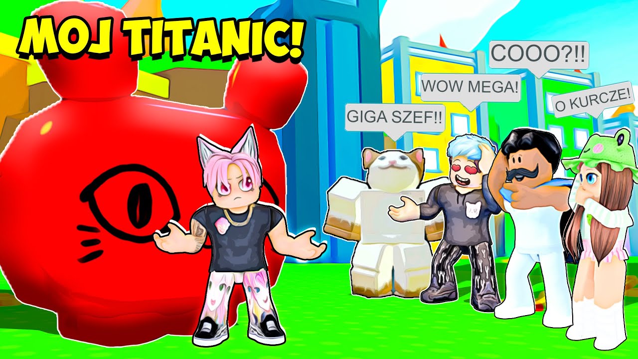 Reakcja Youtuberów Na Mojego Titanic Peta W Pet Simulator X! (Roblox)