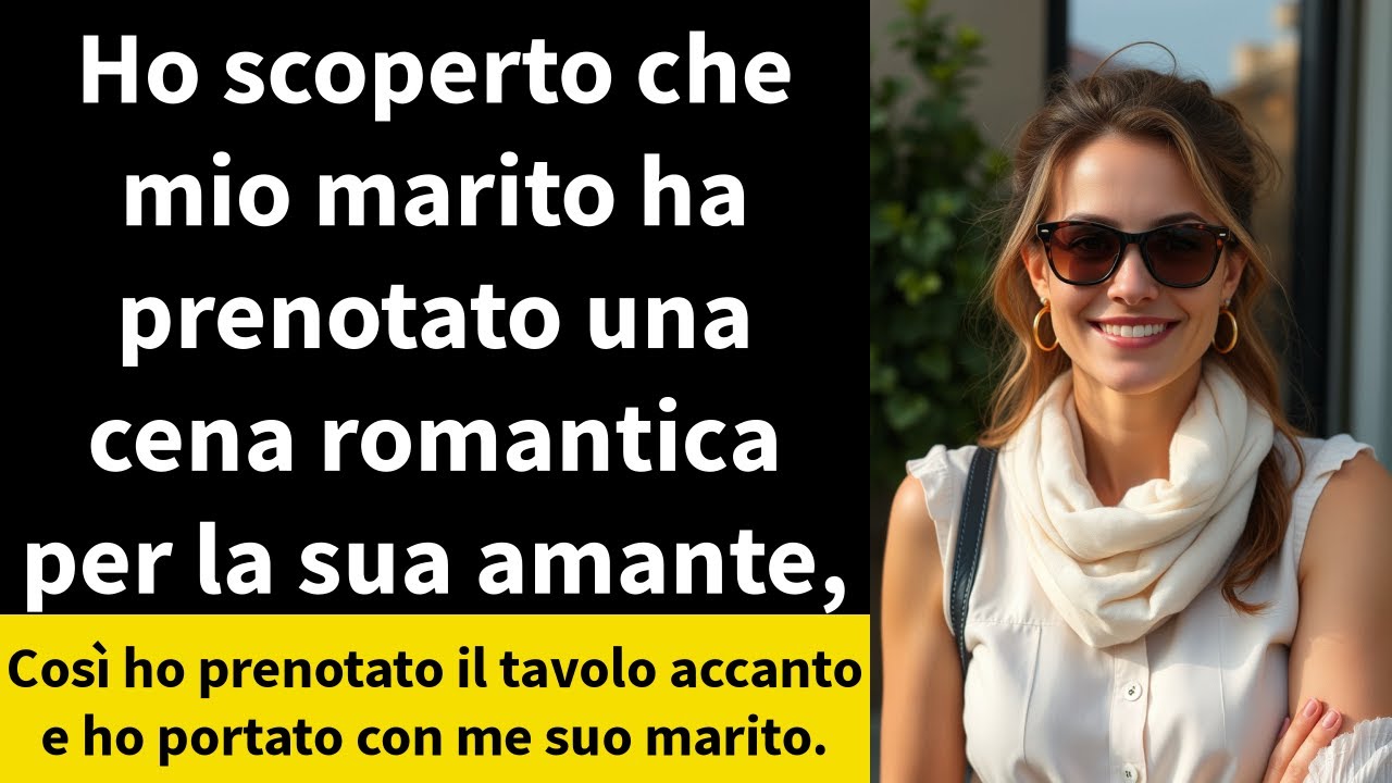 Ho scoperto che mio marito aveva prenotato una cena romantica per la sua amante,