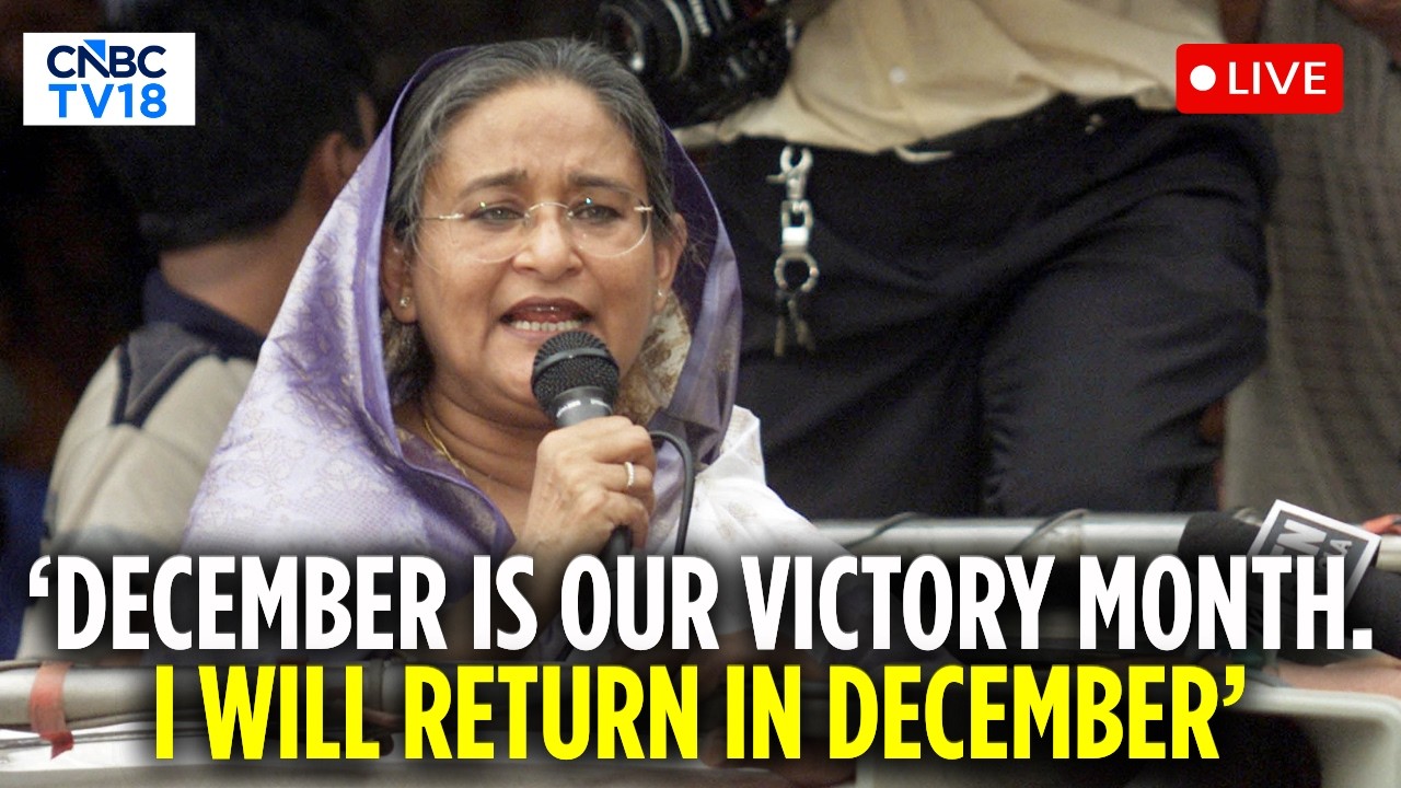 Sheikh Hasina LIVE Presser: Hasina's First Media Address After Nearly 2 Years Of Exile | N18G