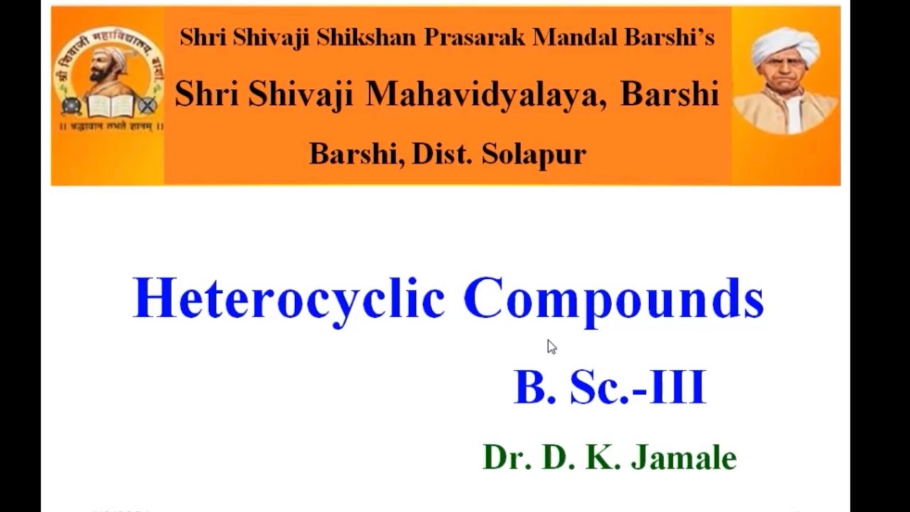 Heterocyclic Compounds-6 (Quinoline)