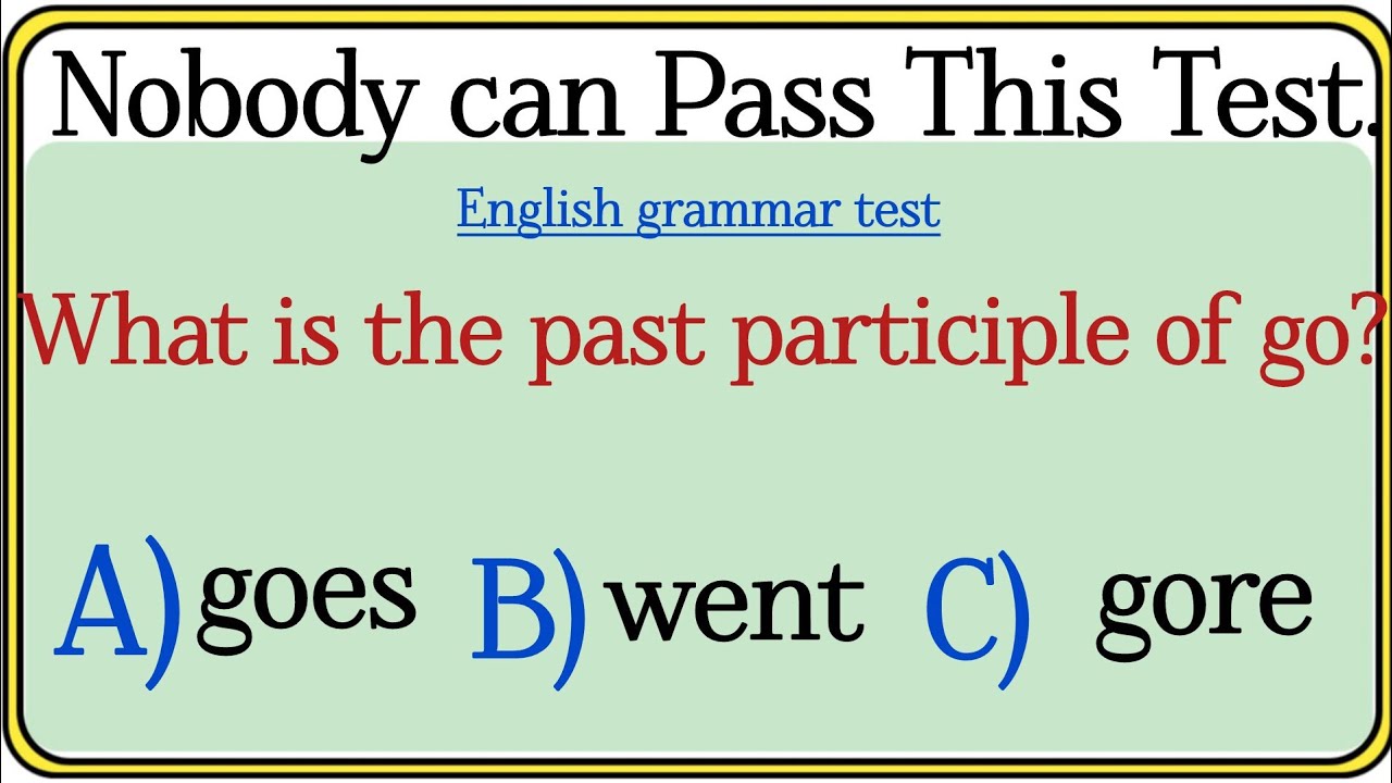 Mixed English grammar test ⭐nobody can pass this test English grammar test