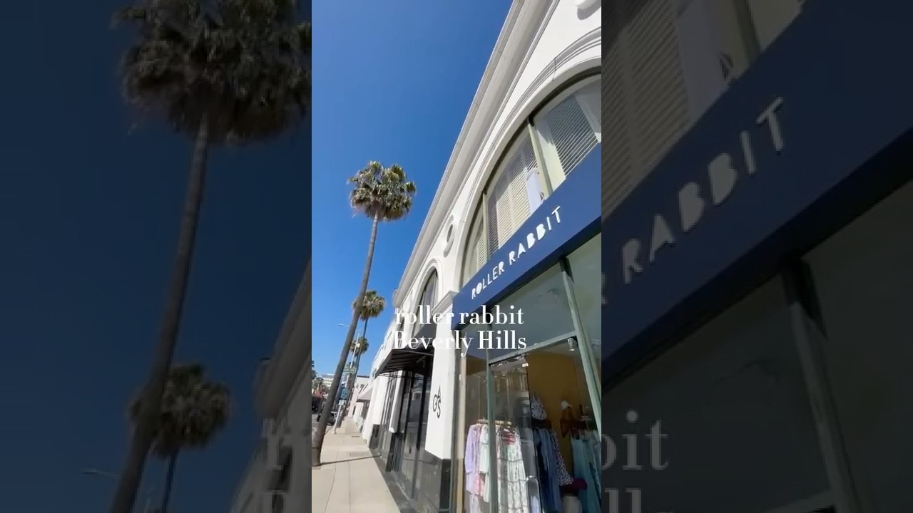 🛍️🏝️Roller Rabbit Beverly Hills grand opening  