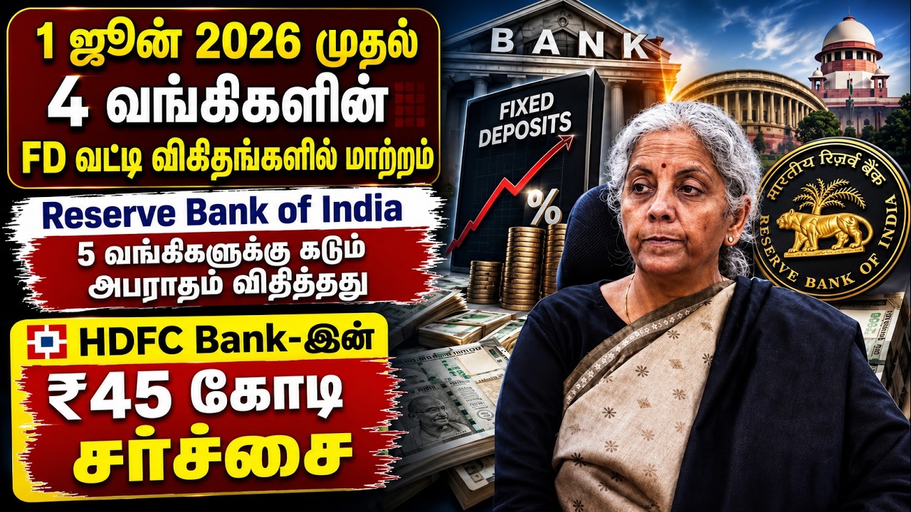 HDFC ₹45 Crore Issue Explained | RBI Action on 5 Banks | FD Update  @thanthitv