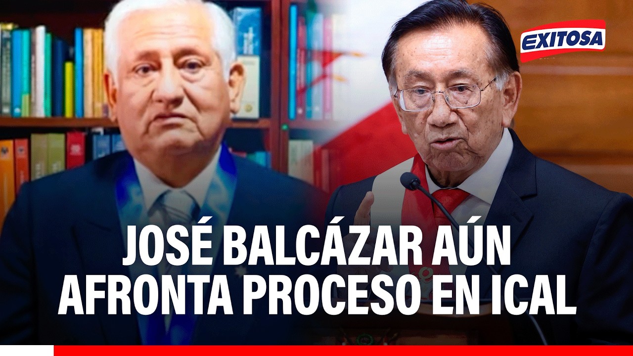 🔴🔵 José María Balcázar aún afronta proceso por irregularidades en Colegio de Abogados de Lambayeque