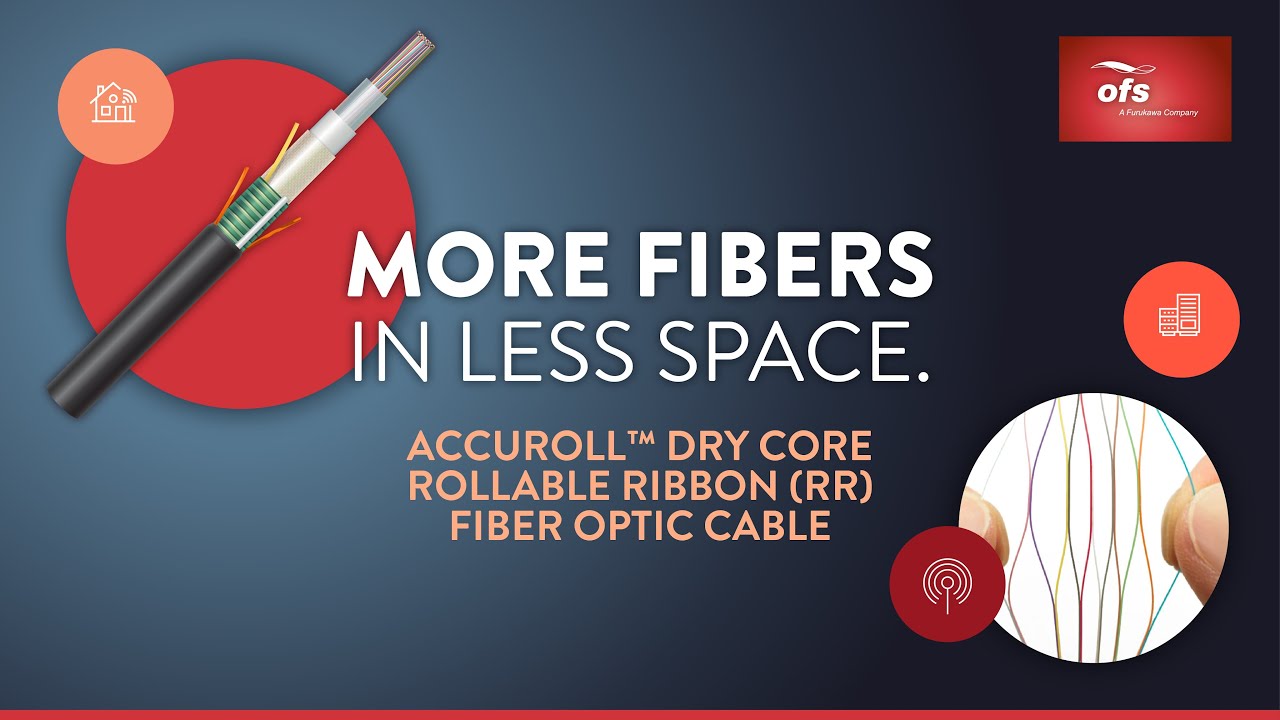 AccuRoll&trade; Rollable Ribbon Fiber Optic Cable