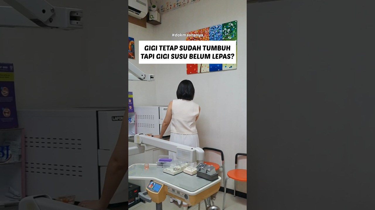 Gigi baru sudah tumbuh tapi gigi susu belum lepas? #GigiSusu #GigiAnak
