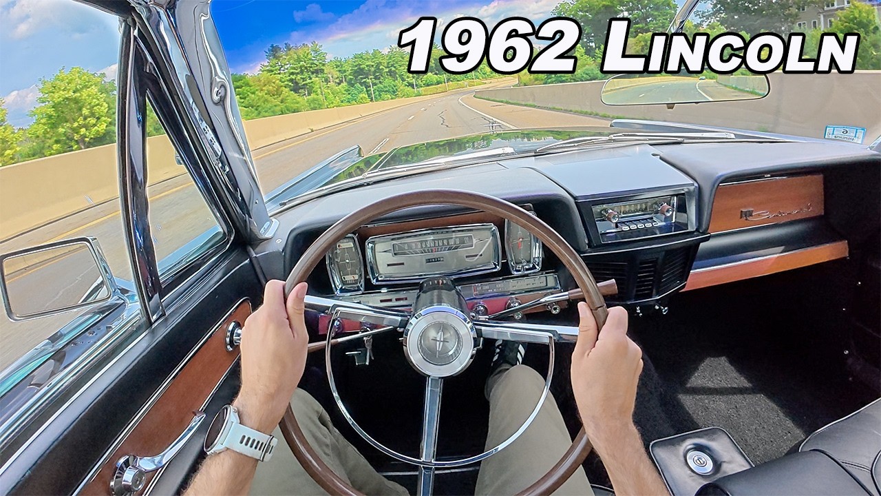 Lincoln Continental z 1962 roku &ndash; Przejażdżka odpowiedzią Forda na Cadillaca (POV Binaural Audio)