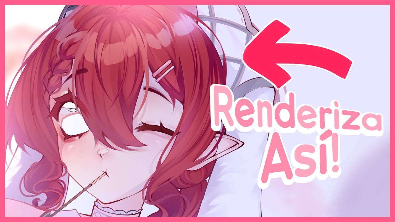 Cómo renderizar cabello 🌷 TUTORIAL