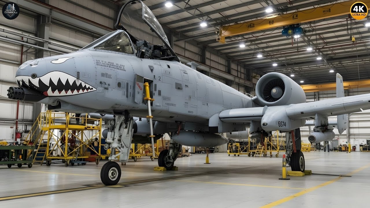 Modernización y poder de combate de $30.000.000 del A-10 Thunderbolt II Warthog dentro de la fábrica