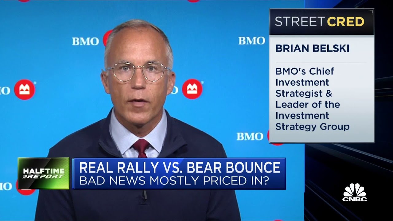 Earnings projections for the S&P 500 are increasing, says BMO's Brian Belski