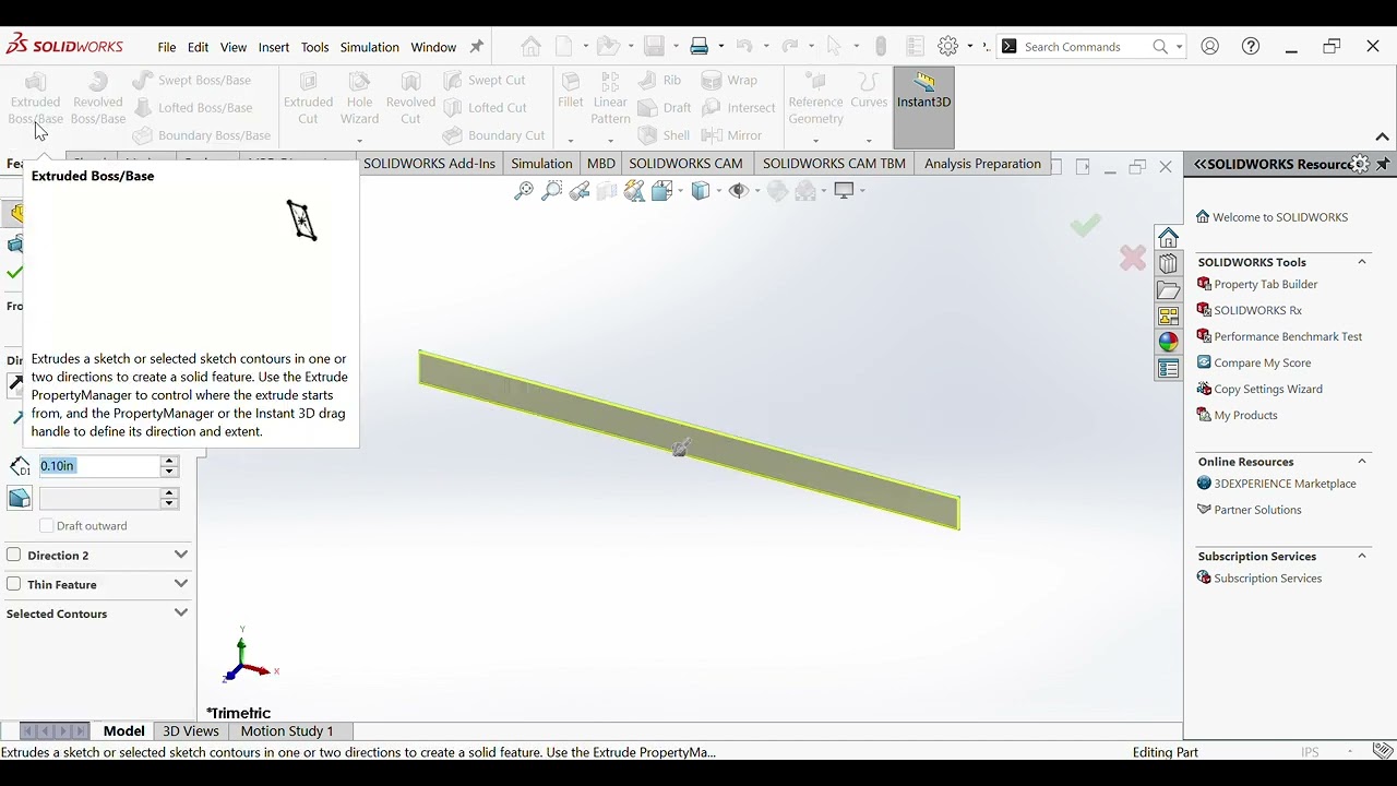 Shelf - SolidWorks - Part E (Support)