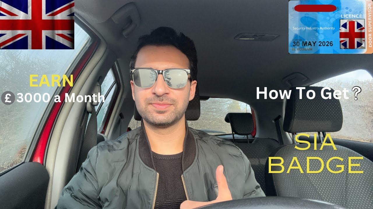 How to get UK Security License/ Earn 3000 a month/ Step by step guide to apply for SIA Badge.