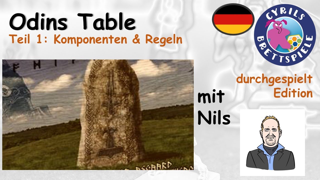 Cyrils Brettspiele - Odins Table Brettspiel (S08E01) - Komponenten & Regeln