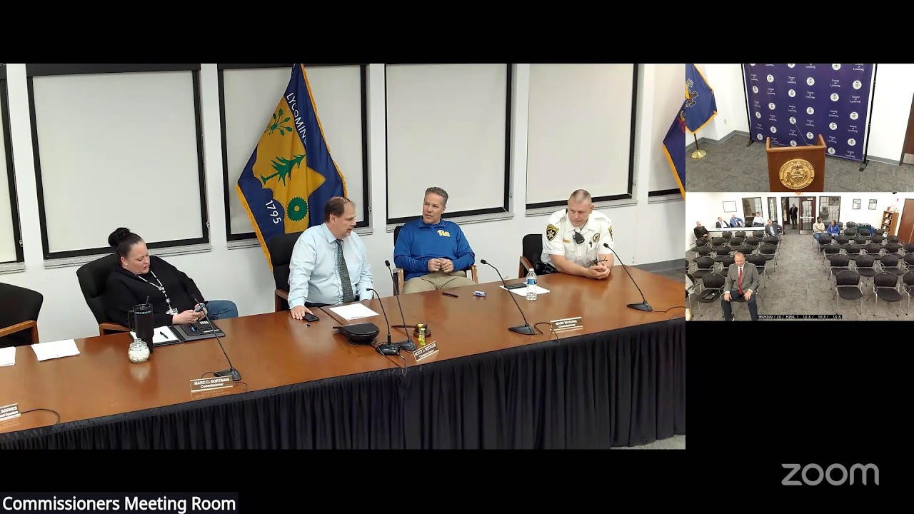 Lycoming County Prison Board Meeting 10-10-25
