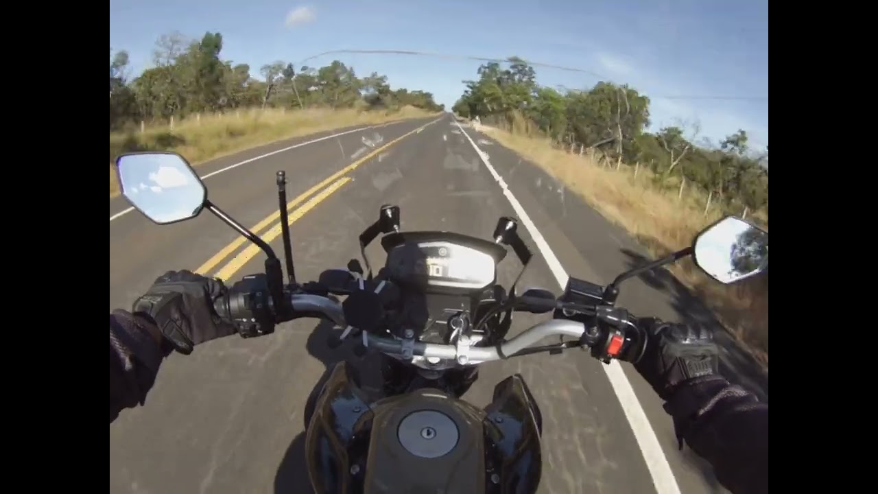 VIAGEM DE XTZ CROSSER Z 2023 290 KM CONSUMO 34 TOCADA DE 90 A 100
