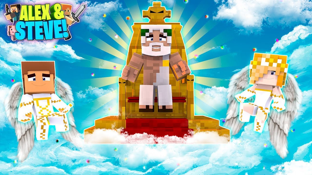 MinecrafT ANGEL BABY ALEX & BABY STEVE ASK GOD FOR HELP!!! Life of Alex & Steve