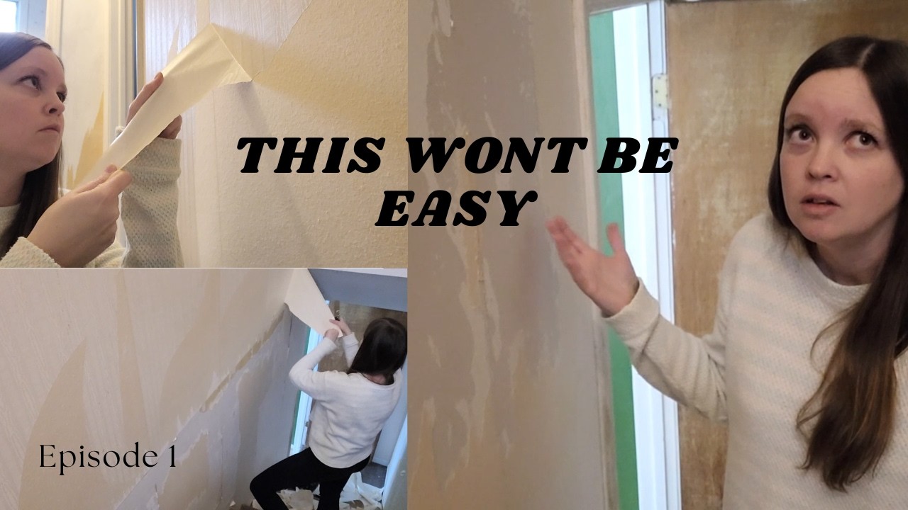 STAIRCASE MAKEOVER EPISODE 1 Changing my design plan after finding problems