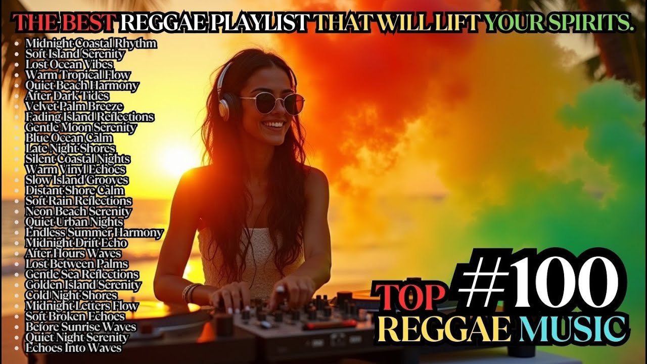 🌇 Sunset Relaxing Reggae Playlist  Positive Songs to Help You Unwind and Feel the Evening Peace