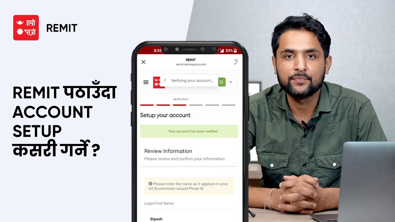 Hamro Patro Remit Account Setup Guide | Send Money to Nepal with Ease